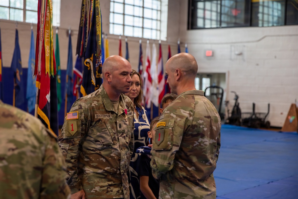 Command Sgt. Maj. Lane Dochterman Retirement Ceremony