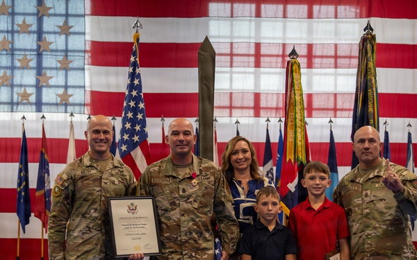 Command Sgt. Maj. Lane Dochterman Retirement Ceremony