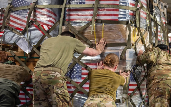 C-17 earthquake relief deliveries COL