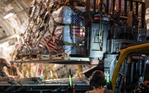 C-17 earthquake relief deliveries COL