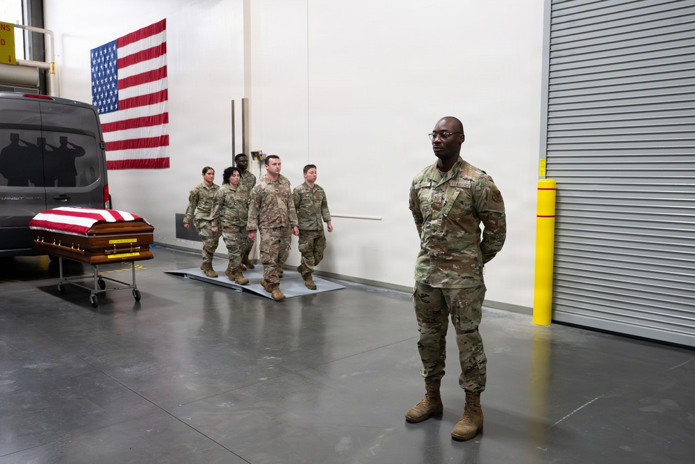 Airmen Complete Reverse Dignified Transfer Training