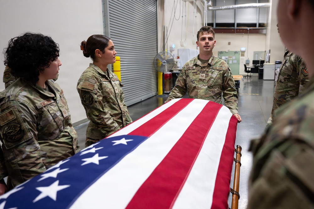 Airmen Complete Reverse Dignified Transfer Training