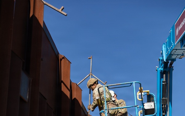 62nd Engineer Battalion Reinforces Southern Barrier with C-Wire