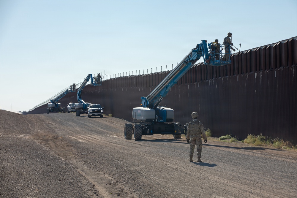 62nd Engineer Battalion Reinforces Southern Barrier with C-Wire