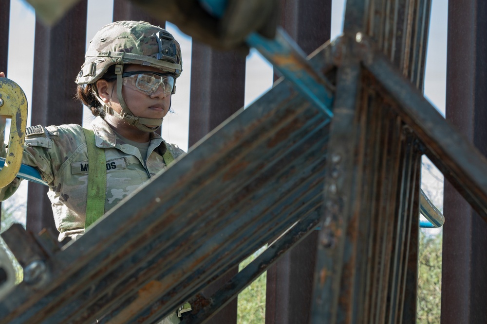62nd Engineer Battalion Reinforces Southern Barrier with C-Wire