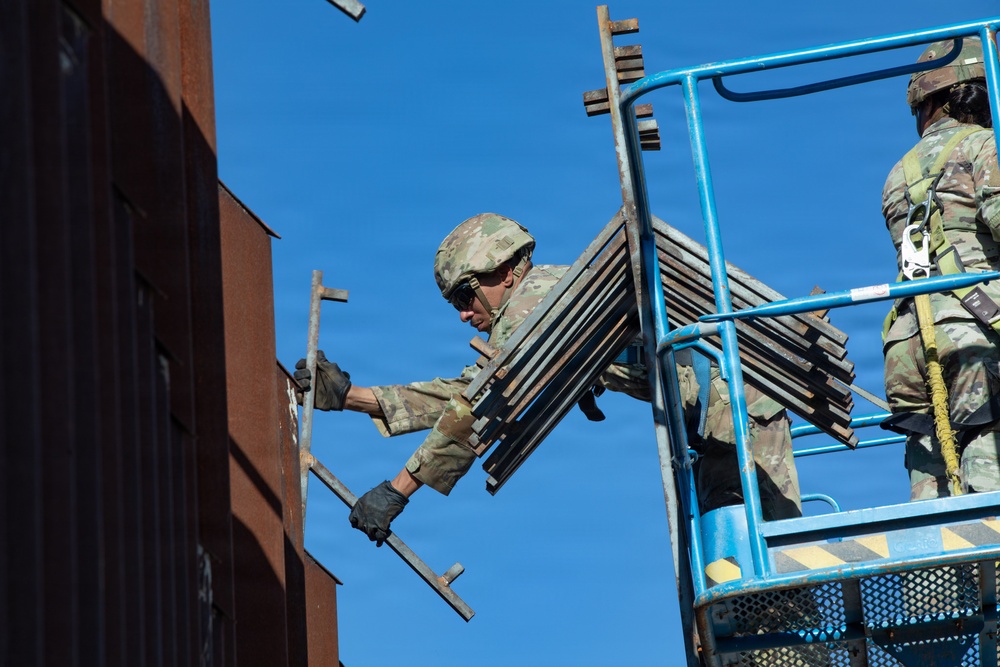 62nd Engineer Battalion Reinforces Southern Barrier with C-Wire