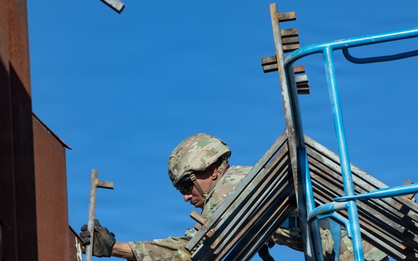 62nd Engineer Battalion Reinforces Southern Barrier with C-Wire