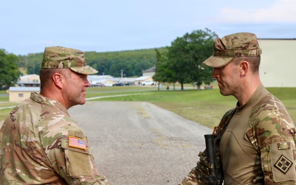 412th TEC Senior Enlisted Leader visits Soldiers during Northern Strike 26-2