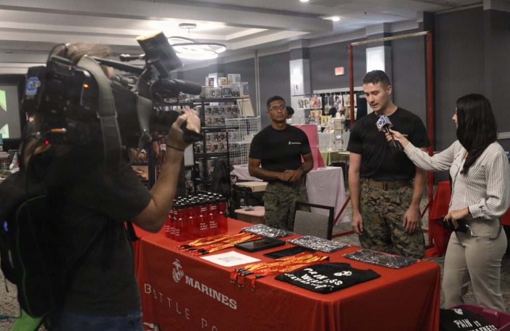 6th Marine Corps District Enhanced Marketing Vehicle attend the South West Anime Fest 2026