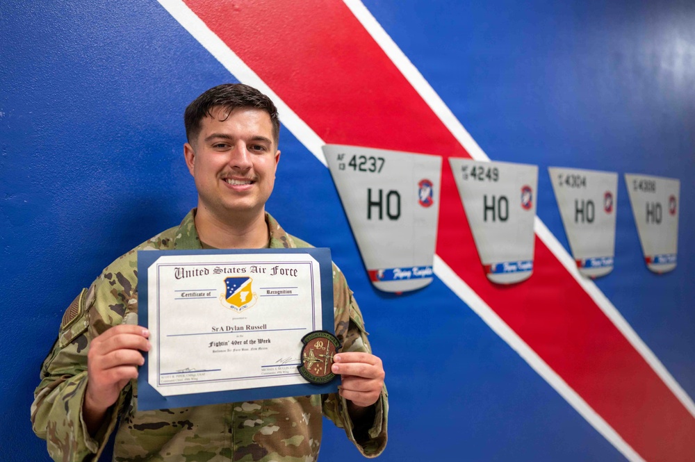 Holloman 49er of the Week - 17 Aug. 2026