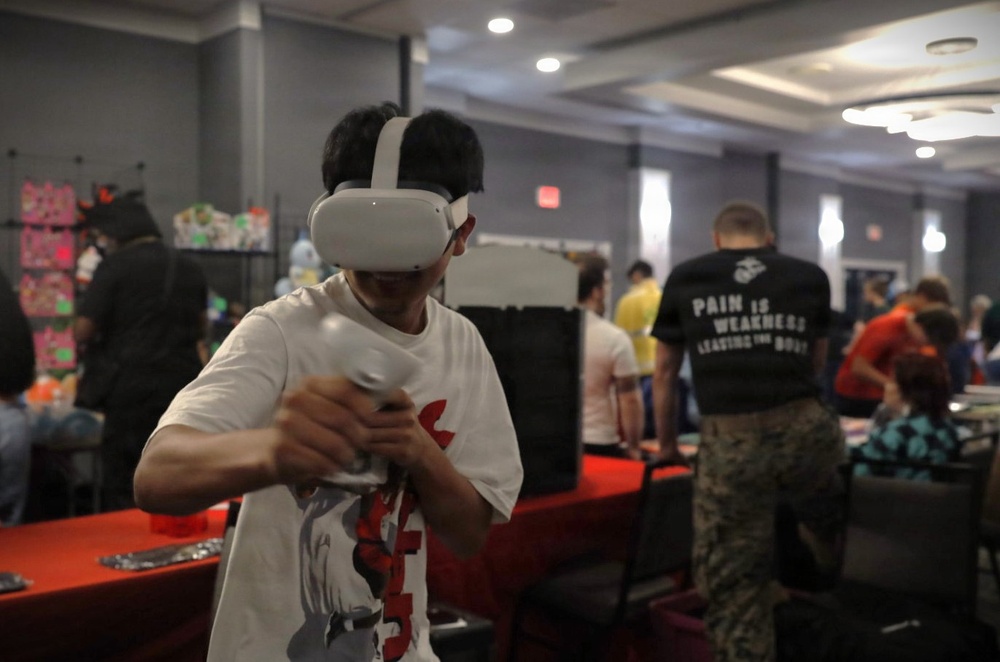 6th Marine Corps District Enhanced Marketing Vehicle attend the South West Anime Fest 2026