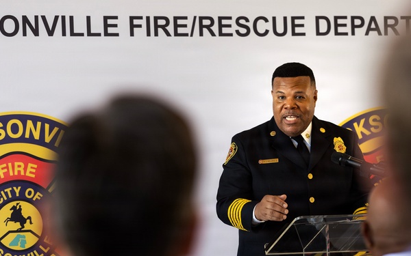 Blount Island fire station opens, bolstering emergency response for Marines and port operations