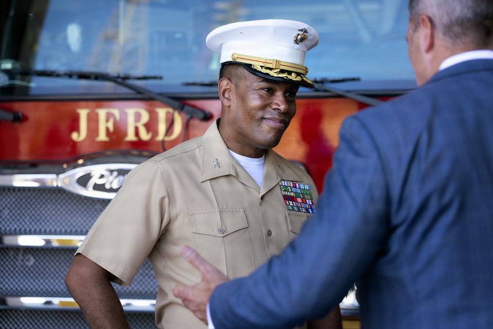 Blount Island fire station opens, bolstering emergency response for Marines and port operations