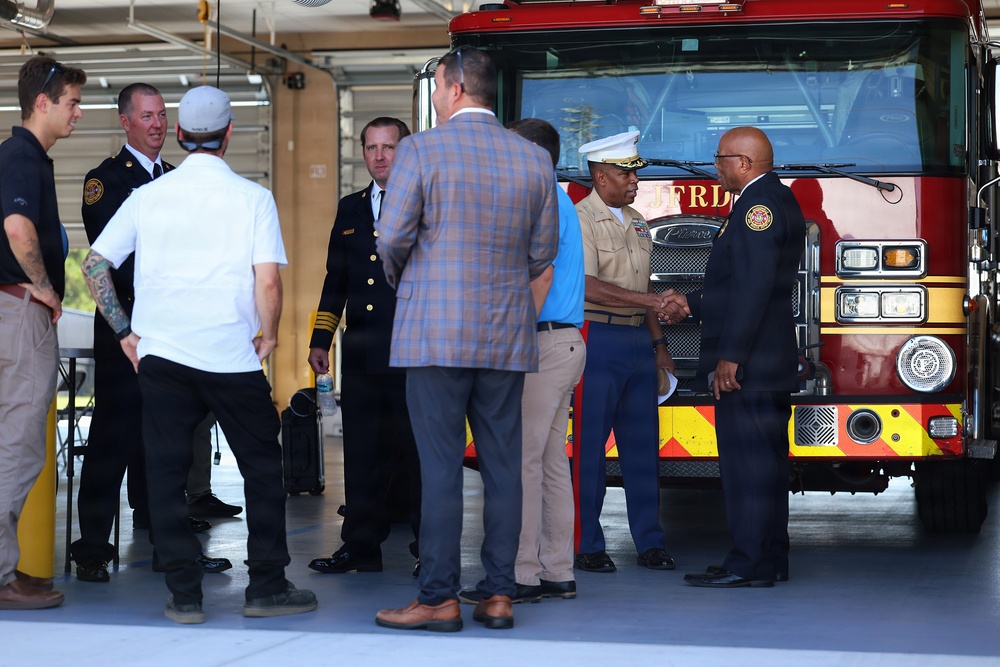 Blount Island fire station opens, bolstering emergency response for Marines and port operations