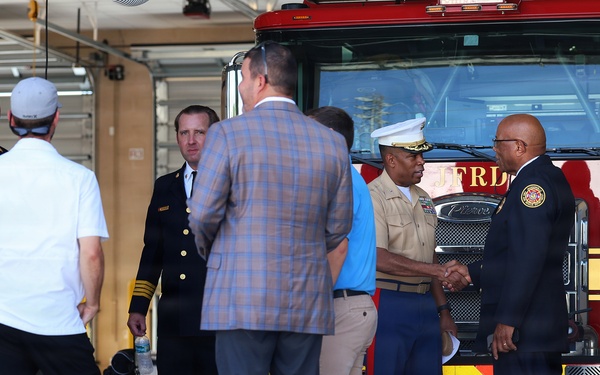 Blount Island fire station opens, bolstering emergency response for Marines and port operations