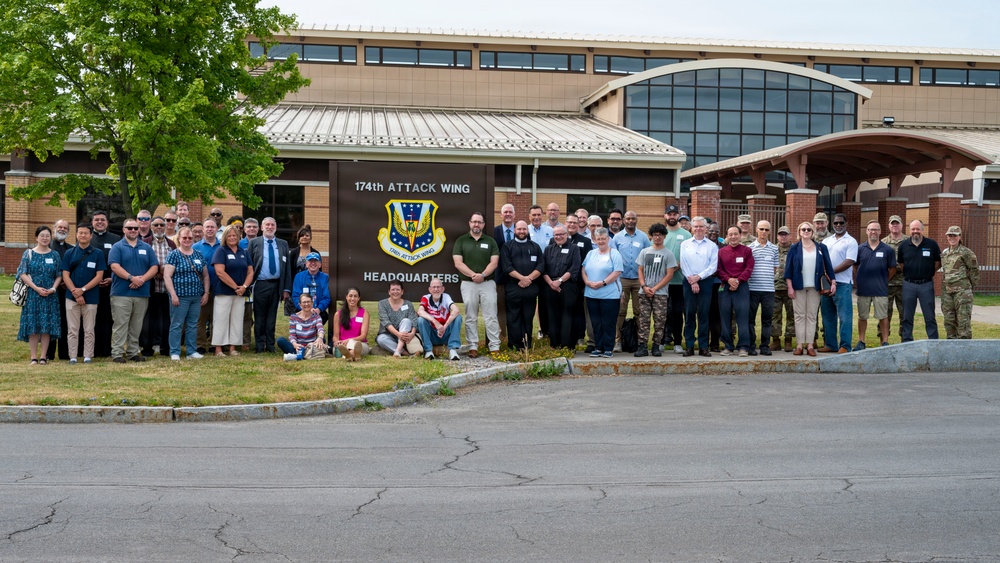 174th Attack Wing Hosts Clergy Day Tour for Local Faith Leaders