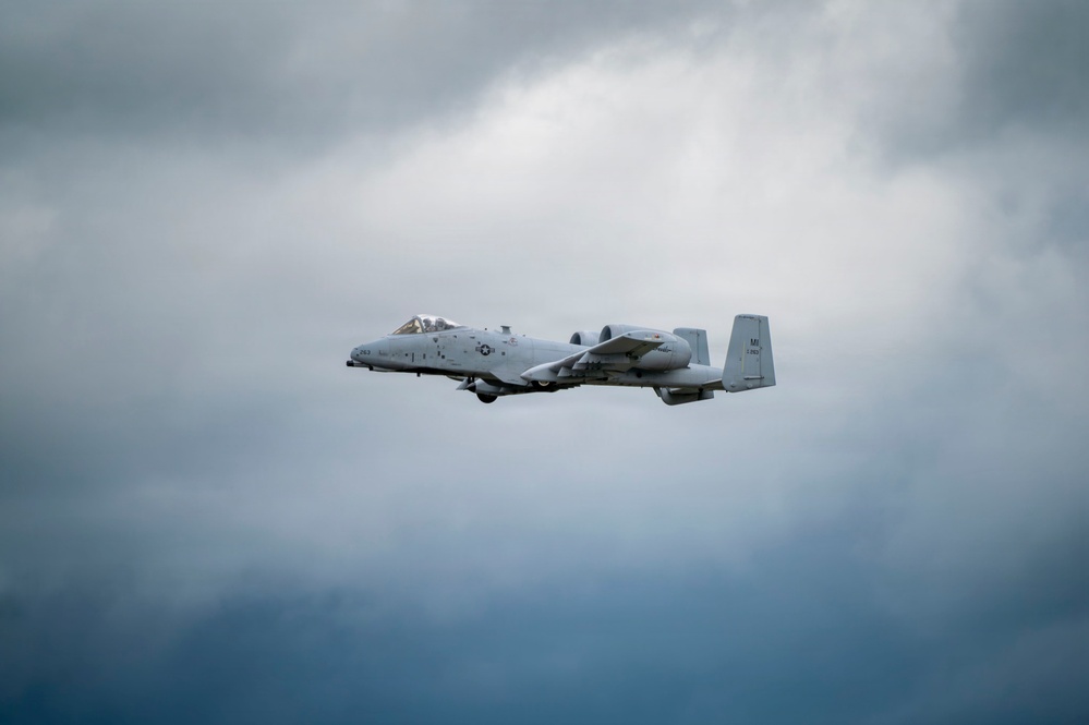 Michigan Air National Guard A-10 Thunderbolt II visits Hancock Field for Annual Civil Air Patrol Encampment