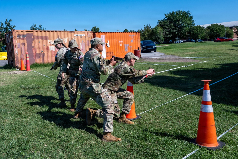 JTF-DC Alaska National Guard Conduct Close Quarters Clearing Training