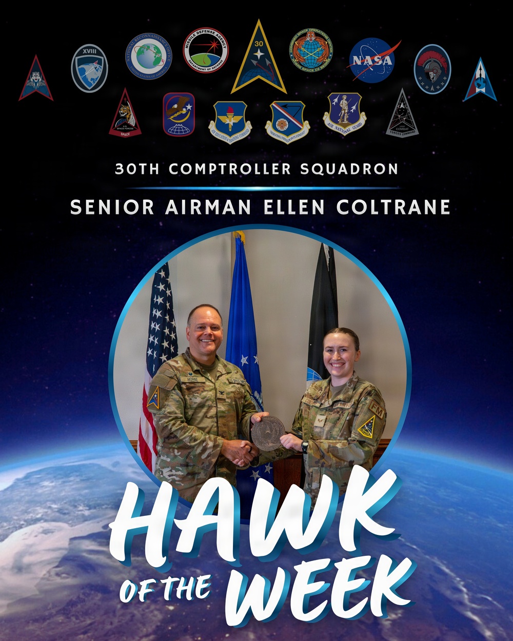 Vandenberg's Hawk of the Week Award on August 19