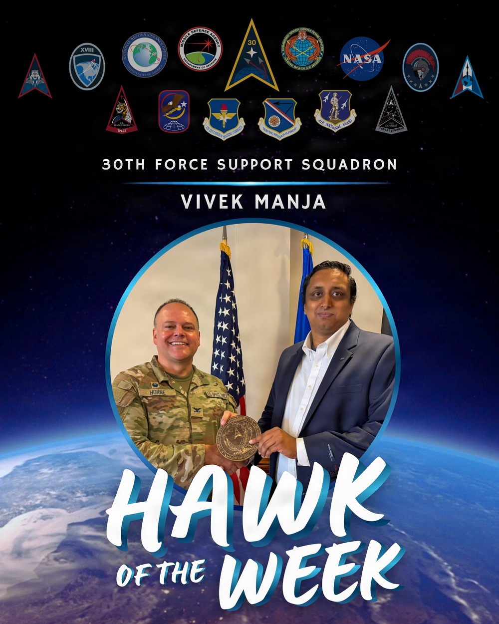 Vandenberg's Hawk of the Week Award on August 19