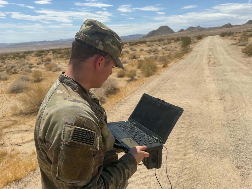 US Soldier uses NAVWAR System during PC-C6