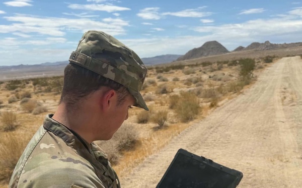US Soldier uses NAVWAR System during PC-C6