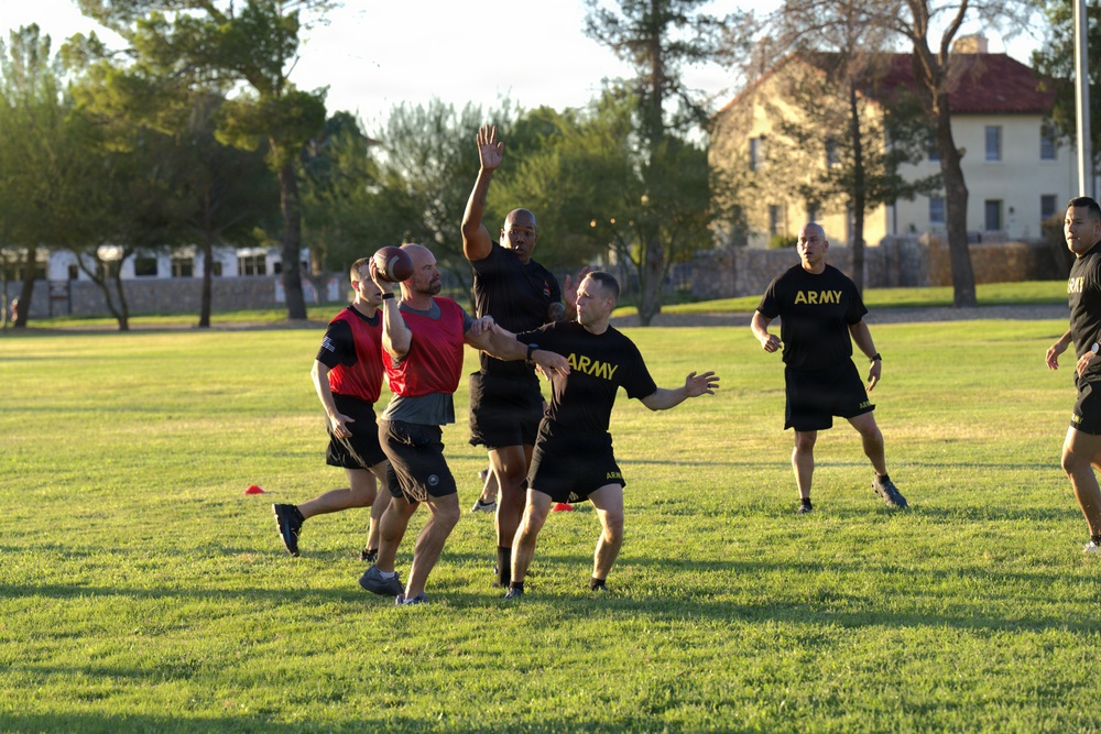 1st Armored Division senior leader multi‑domain physical training
