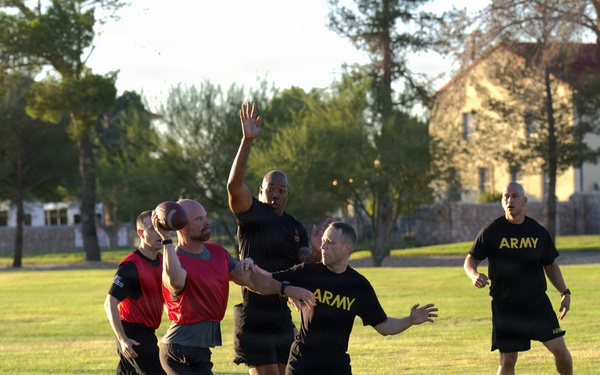 1st Armored Division senior leader multi‑domain physical training
