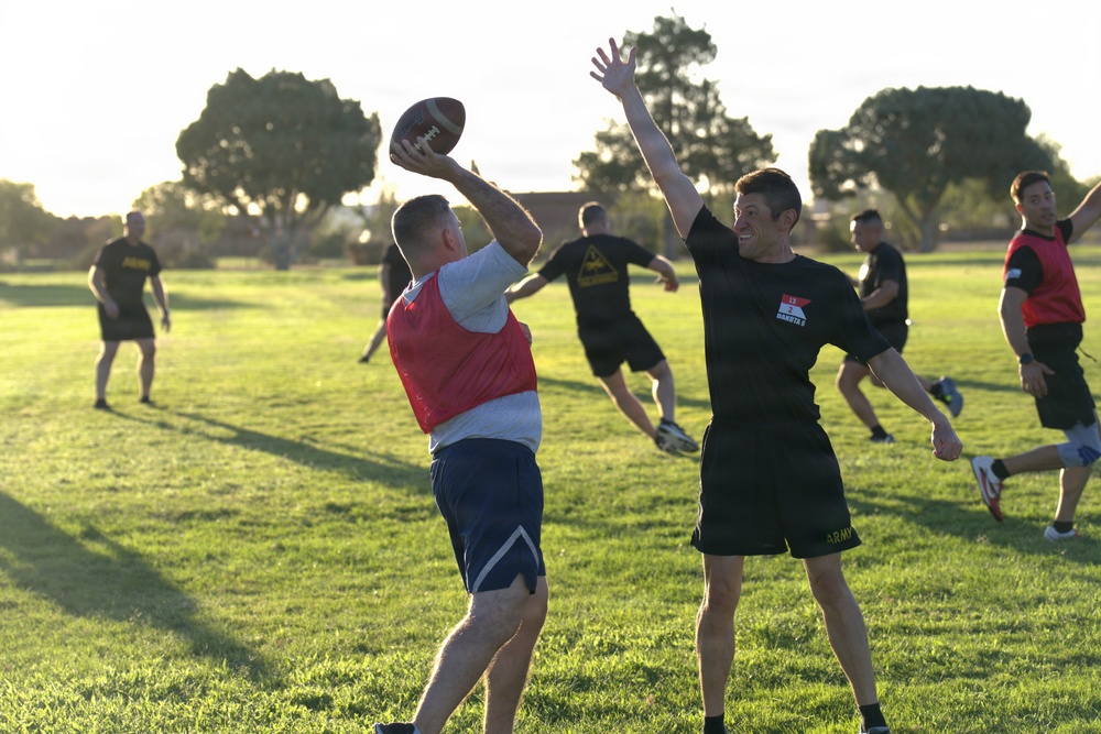1st Armored Division senior leader multi‑domain physical training