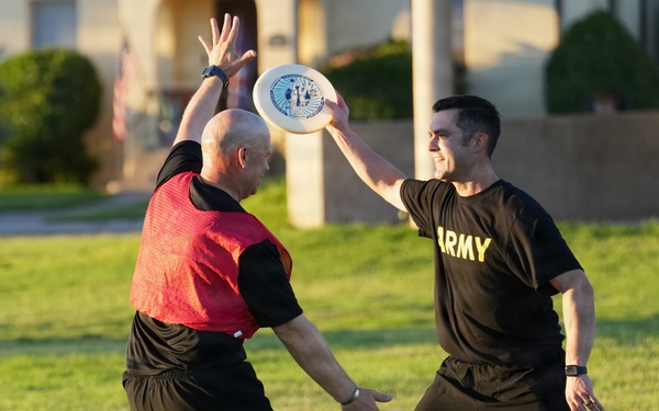 1st Armored Division senior leader multi‑domain physical training