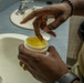593rd CSC Soldiers Demonstrate Proper Shaving Techniques