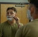 593rd CSC Soldiers Demonstrate Proper Shaving Techniques