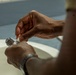 593rd CSC Soldiers Demonstrate Proper Shaving Techniques