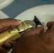 593rd CSC Soldiers Demonstrate Proper Shaving Techniques
