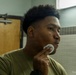 593rd CSC Soldiers Demonstrate Proper Shaving Techniques
