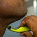 593rd CSC Soldiers Demonstrate Proper Shaving Techniques