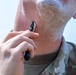 593rd CSC Soldier Demonstrates Effective Field Shaving Techniques