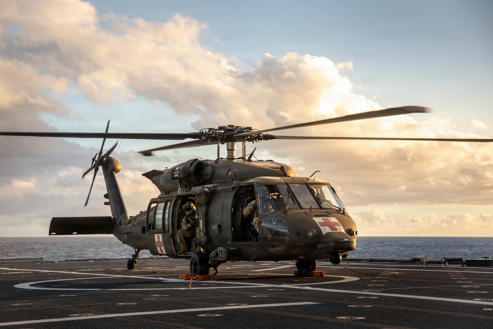 DUSTOFF Conducts Deck Landing Qualifications on USS Cincinnati (LCS-20)