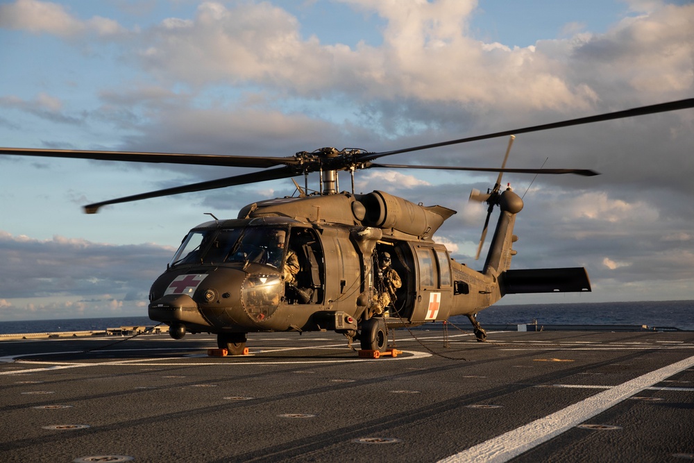 DUSTOFF Conducts Deck Landing Qualifications on USS Cincinnati (LCS-20)