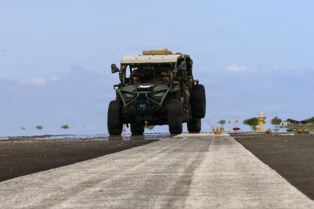 MACS-4 Marines use ULTVs to establish expeditionary ALZ