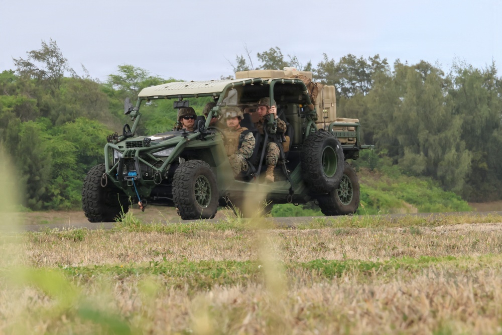 MACS-4 Marines use ULTVs to establish expeditionary ALZ