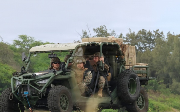 MACS-4 Marines use ULTVs to establish expeditionary ALZ