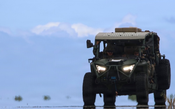 MACS-4 Marines use ULTVs to establish expeditionary ALZ
