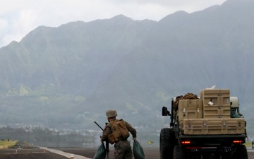 MACS-4 Marines use ULTVs to establish expeditionary ALZ