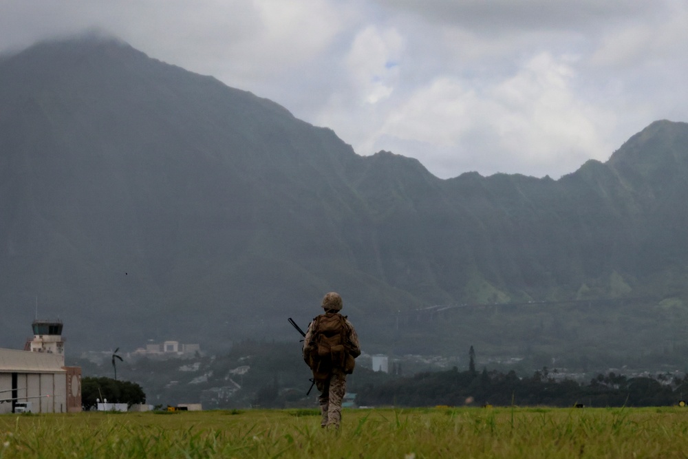 MACS-4 Marines use ULTVs to establish expeditionary ALZ