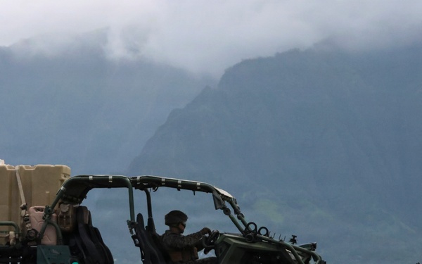 MACS-4 Marines use ULTVs to establish expeditionary ALZ