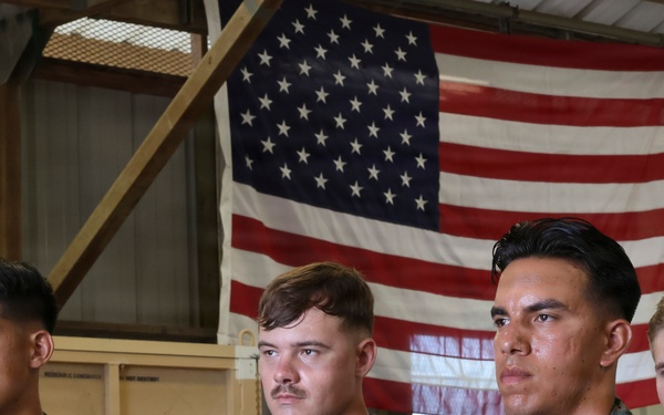 1st Marine Aircraft Wing Commander visits Marine Air Control Squadron 4