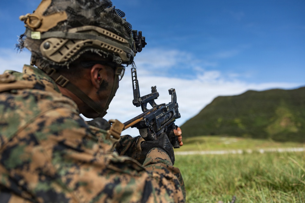 U.S. Marines with 12th LCT Conduct a Live-Fire Range