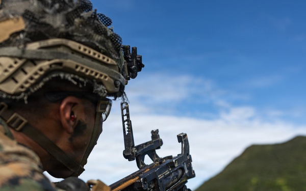 U.S. Marines with 12th LCT Conduct a Live-Fire Range