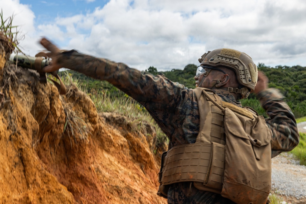 U.S. Marines with 12th LCT Conduct a Live-Fire Range